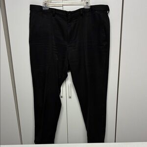 Haggar Expandable Waist Black Pants Slacks